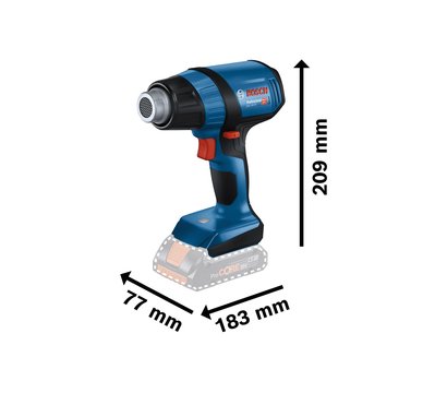 Зображення 7 Будівельний фен Bosch GHG 18V-50 Professional