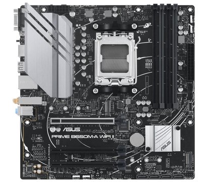 Зображення 2 Материнська плата Asus Prime B650M-A WIFI II (sAM5, AMD B650, 1xPCIe 4.0 x16)