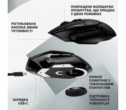 Изображение 5 Мышь Logitech G502 X Lightspeed Black - 910-006180