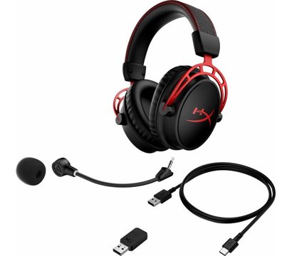 Зображення 6 Навушники HyperX Cloud Alpha Wireless Black/Red - 4P5D4AA конденсаторний