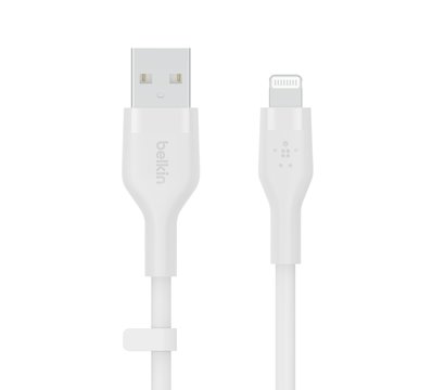 Зображення 20 Кабель Belkin USB-A - Lightning, 1m, white - CAA008BT1MWH
