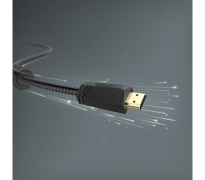 Изображение 2 Кабель мультимедийный Hama HDMI - HDMI 4K Ethernet Gold 10 m Black - 00205009