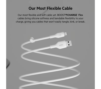 Зображення 10 Кабель Belkin USB-A - Lightning, 1m, white - CAA008BT1MWH