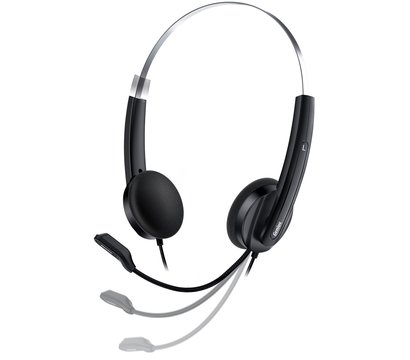 Зображення 2 Навушники Genius HS-220U Black — 31710020400 з мікрофоном