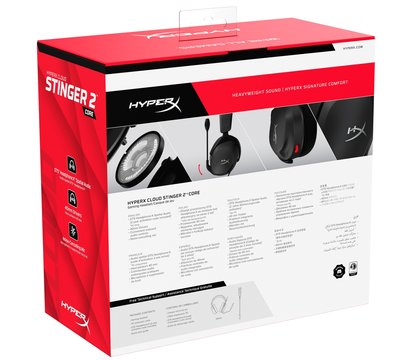 Зображення 13 Навушники HyperX Cloud Stinger 2 Core PC 3.5mm Black - 683L9AA гарнітури для ПК/геймерські