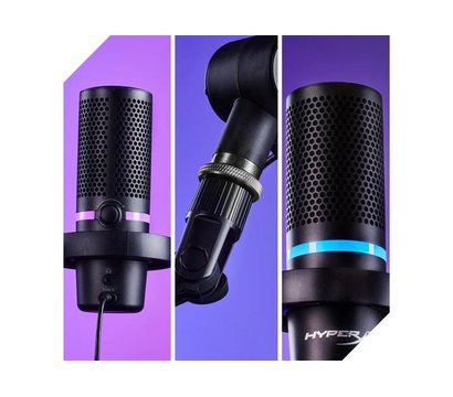 Зображення 8 Мікрофон HyperX DuoCast RGB Black - 4P5E2AA