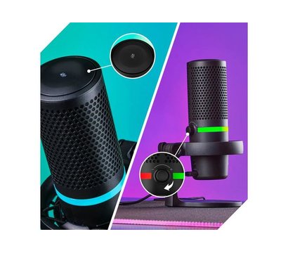 Зображення 9 Мікрофон HyperX DuoCast RGB Black - 4P5E2AA
