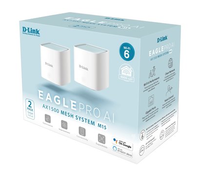 Зображення 14 Маршрутизатор Mesh-система D-Link M15-2, 2шт.