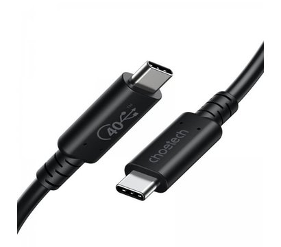 Зображення 2 Кабель Choetech USB-C - USB-C, 0.8м - XCC-1028-BK