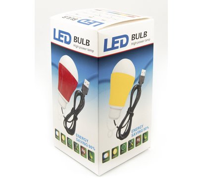 Изображение 4 Светодиодная LED лампа Dengos LED-BULB-5V5W-RED
