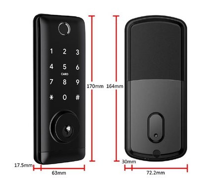 Изображение 6 Автономный замок Seven Lock SL-7764BF Black для офисов/дома