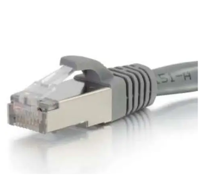 Зображення 2 Патч-корд кручена пара Hypernet PC6-FTP-05M-LSOH FTP Cat.6 (0.5 м) grey, Довжина кабелю: 0.5 м