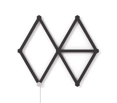 Изображение 2 Накладка для светильников Nanoleaf Lines Skins Matte Black - 9 шт.