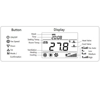 Изображение 2 Термостат MCO Home MCOEMH8-FCB Black