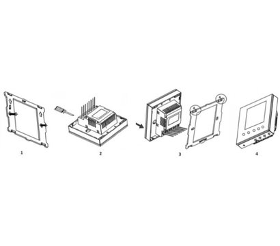 Изображение 3 Регулятор температуры MCO Home MCOEMH8-FC4B Black