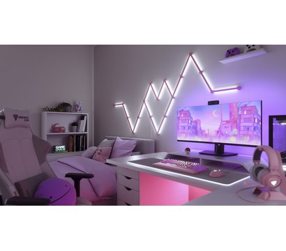 Зображення 6 Накладка для світильників Nanoleaf Lines Skins Matte Pink - 9 шт.
