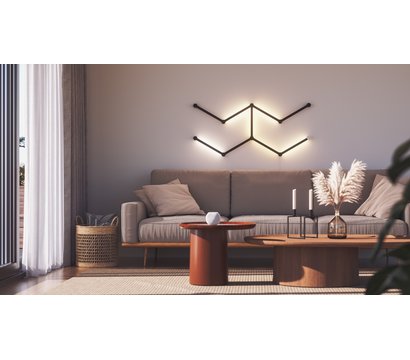 Изображение 8 Накладка для светильников Nanoleaf Lines Skins Matte Black - 9 шт.