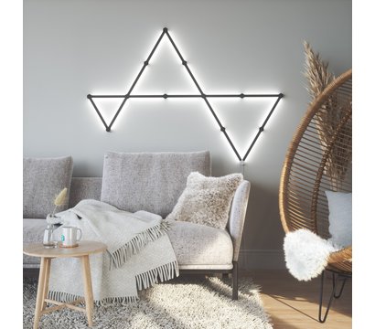 Изображение 10 Накладка для светильников Nanoleaf Lines Skins Matte Black - 9 шт.