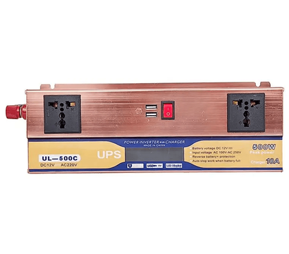 Изображение 4 Преобразователь Tcom UL-500C, 12V/220V 1000 ВА, Выходная мощность (ВА): 1000 ВА