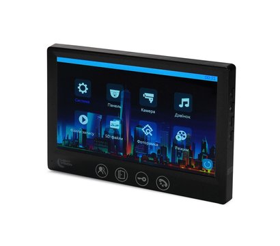 Зображення 7 Домофонний комплект LightVision Amsterdam FHD Black + Rio FHD Silver сенсорні кнопки, Колір (домофон + панель): чорний + срібний