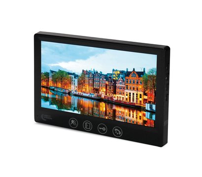 Зображення 8 Домофонний комплект LightVision Amsterdam FHD Black + Rio FHD Silver сенсорні кнопки, Колір (домофон + панель): чорний + срібний