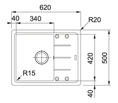 Зображення 2 Мийка для кухні Franke Basis, 114.0667.447