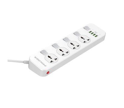 Зображення 4 ProLogix Premium PR-SC4408W, 4р, 4 USB, 2 м, white