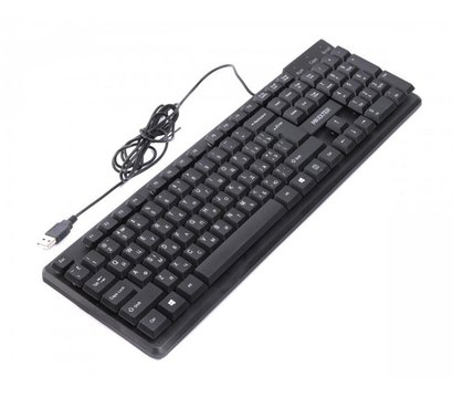 Зображення 2 Клавіатура Maxxter KBM-U01-UA USB Black