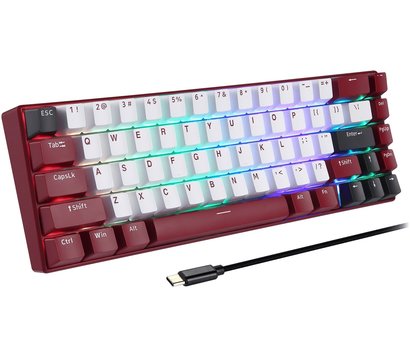 Изображение 2 Клавиатура Motospeed BK67 Longhua Red Red — mtbk67rmr