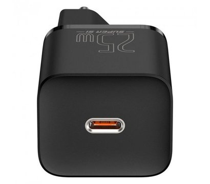Изображение 4 Зарядное устройство Baseus Super Si Quick Charger 1C (1USB-C) 25W Black + кабель Type-C — TZCCSUP-L01