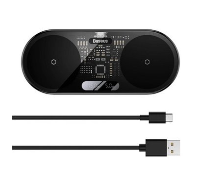 Изображение 5 Зарядное устройство Baseus Digital LED Display 20W Black - WXSX010101