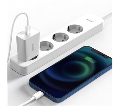 Зображення 2 Зарядний пристрій Baseus (1USB-C 3A) 20W White — CCFS-SN02