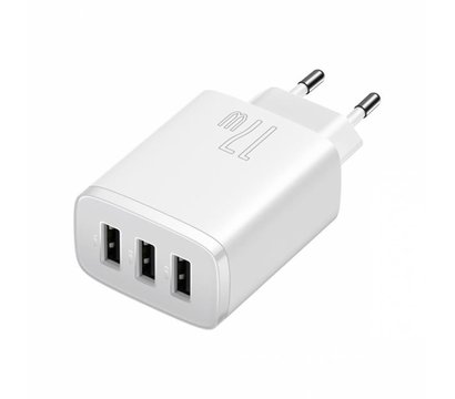 Изображение 2 Зарядное устройство Baseus Compact (3USB, 3.4A) 17W White — CCXJ020102