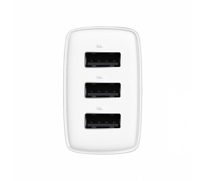 Изображение 3 Зарядное устройство Baseus Compact (3USB, 3.4A) 17W White — CCXJ020102