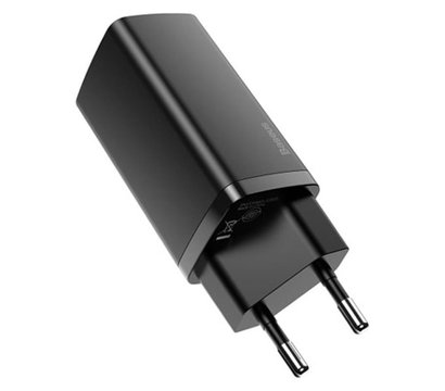 Зображення 3 Зарядний пристрій Baseus GaN2 Lite Quick Charger (1USB, 1Type-C) QC/PD, 5A, 65W Black — CCGAN2L-B01