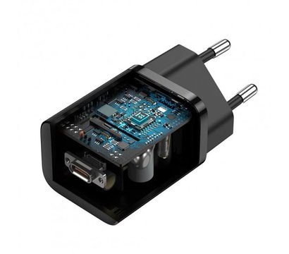 Изображение 5 Зарядное устройство Baseus Super Si Quick Charger 1C (1USB-C) 25W Black — CCSP020101