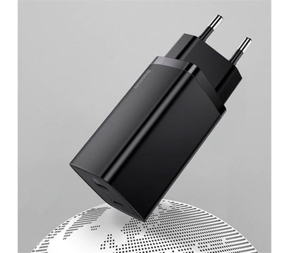 Зображення 6 Зарядний пристрій Baseus GaN2 Lite Quick Charger (1USB, 1Type-C) QC/PD, 5A, 65W Black — CCGAN2L-B01