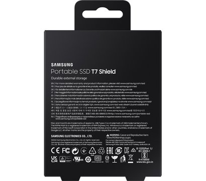 Изображение 10 SSD диск Samsung T7 Shield Evo 1TB 2.5 USB — MU-PE1T0S/EU