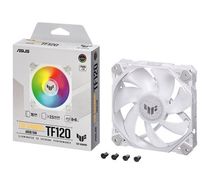 Изображение 4 Охлаждение для корпуса Asus Tuf Gaming TF120 ARGB White Edition — 90DA0033-B09000