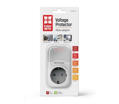 Зображення 9 Реле напруги ColorWay CW-VR16-01D