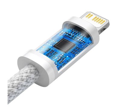 Зображення 2 Кабель Baseus Dynamic Series Fast Charging Data Cable Type-C Lightning 20W 1m White - CALD000002
