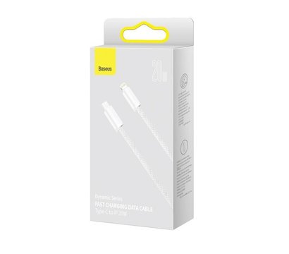 Зображення 3 Кабель Baseus Dynamic Series Fast Charging Data Cable Type-C Lightning 20W 1m White - CALD000002