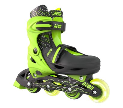Изображение 2 Ролики для детей Neon Сombo, 34-37, light green - NT10G4