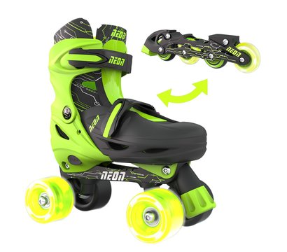 Изображение 4 Ролики для детей Neon Сombo, 34-37, light green - NT10G4