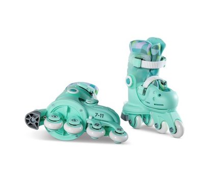 Изображение 5 Ролики для детей Y-Volution Skates, 24-28, light green