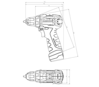 Зображення 3 Дриль-шурупокрут Metabo Powermaxx BS BL