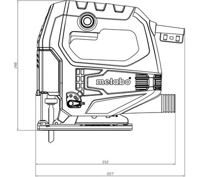 Изображение 2 Электролобзик Metabo STEB 65 Quick - 601030500