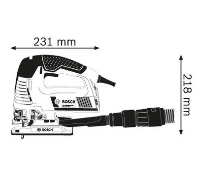 Зображення 3 Eлектролобзик Bosch GST 160 BCE - 0.601.518.000