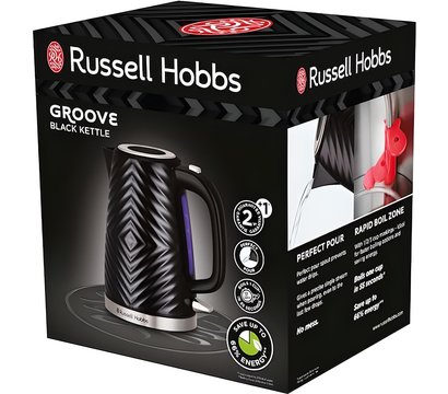 Зображення 7 Електрочайник Russell Hobbs 26380-70 Groove Black
