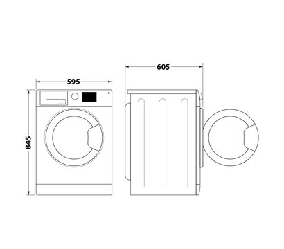 Зображення 8 Пральна машина Whirlpool FFB10469BVUA